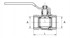 DIAMOND Ručka kuglastog ventila 1 1/2" PN40